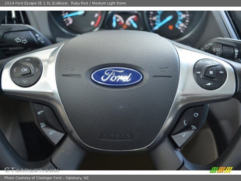 Ruby Red / Medium Light Stone 2014 Ford Escape SE 1.6L EcoBoost