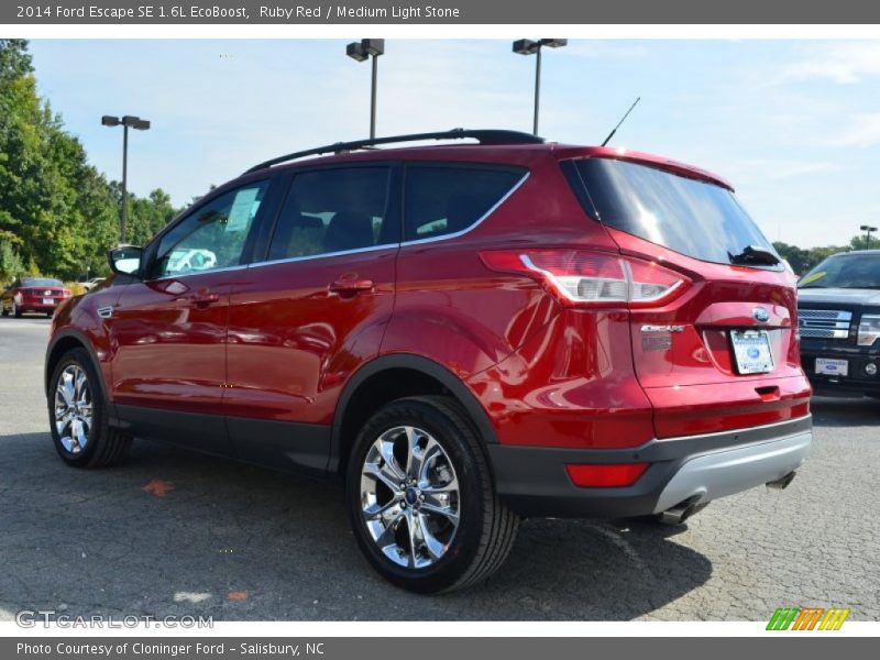 Ruby Red / Medium Light Stone 2014 Ford Escape SE 1.6L EcoBoost