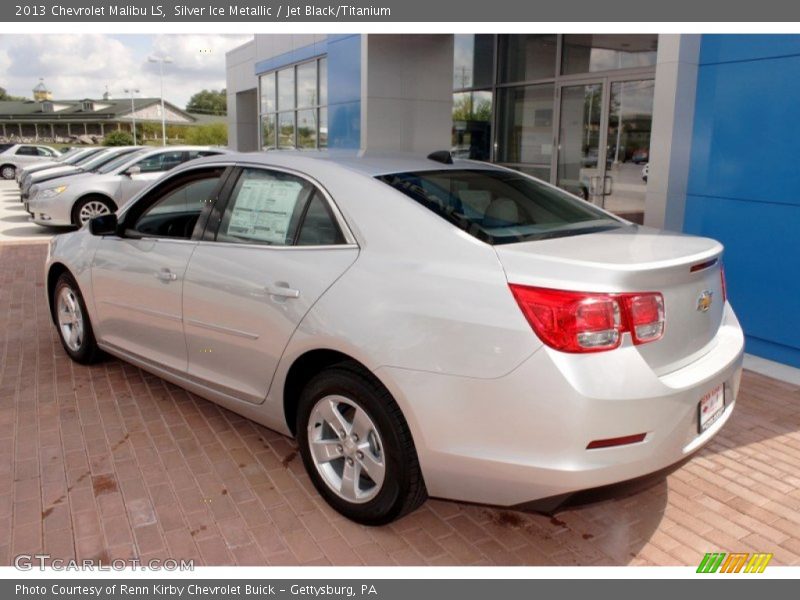 Silver Ice Metallic / Jet Black/Titanium 2013 Chevrolet Malibu LS
