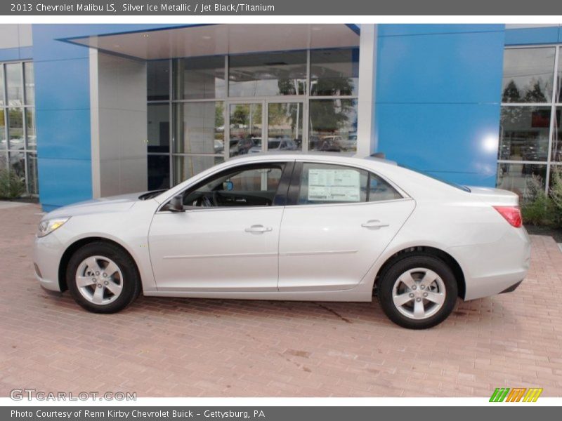 Silver Ice Metallic / Jet Black/Titanium 2013 Chevrolet Malibu LS