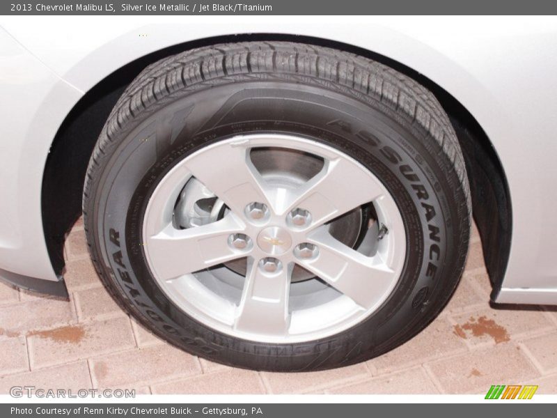 Silver Ice Metallic / Jet Black/Titanium 2013 Chevrolet Malibu LS