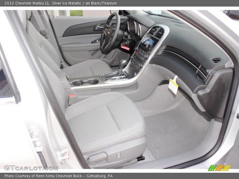 Silver Ice Metallic / Jet Black/Titanium 2013 Chevrolet Malibu LS