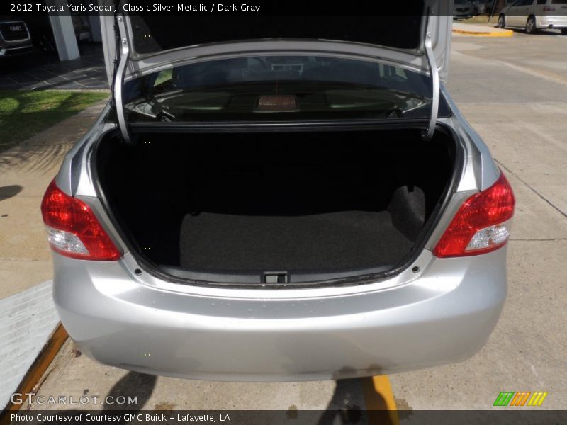 Classic Silver Metallic / Dark Gray 2012 Toyota Yaris Sedan