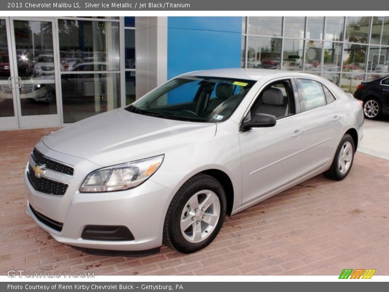 Silver Ice Metallic / Jet Black/Titanium 2013 Chevrolet Malibu LS