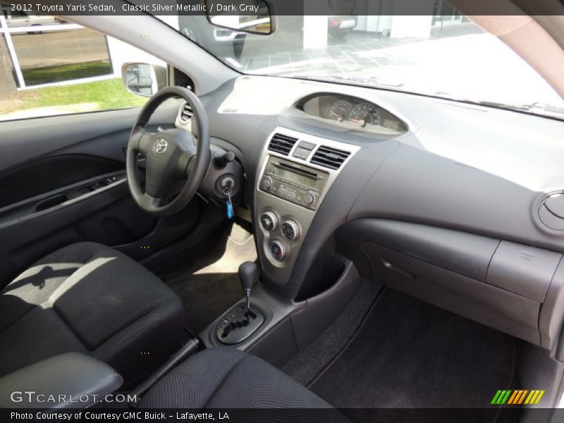 Classic Silver Metallic / Dark Gray 2012 Toyota Yaris Sedan