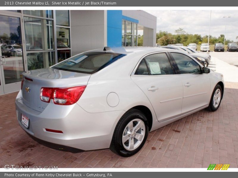 Silver Ice Metallic / Jet Black/Titanium 2013 Chevrolet Malibu LS