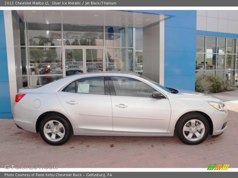 Silver Ice Metallic / Jet Black/Titanium 2013 Chevrolet Malibu LS
