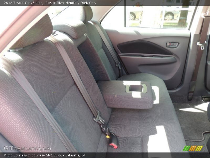 Classic Silver Metallic / Dark Gray 2012 Toyota Yaris Sedan