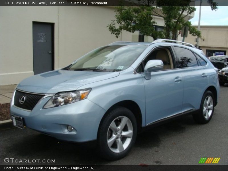 Cerulean Blue Metallic / Parchment 2011 Lexus RX 350 AWD