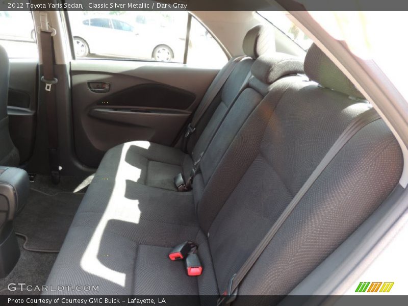 Classic Silver Metallic / Dark Gray 2012 Toyota Yaris Sedan