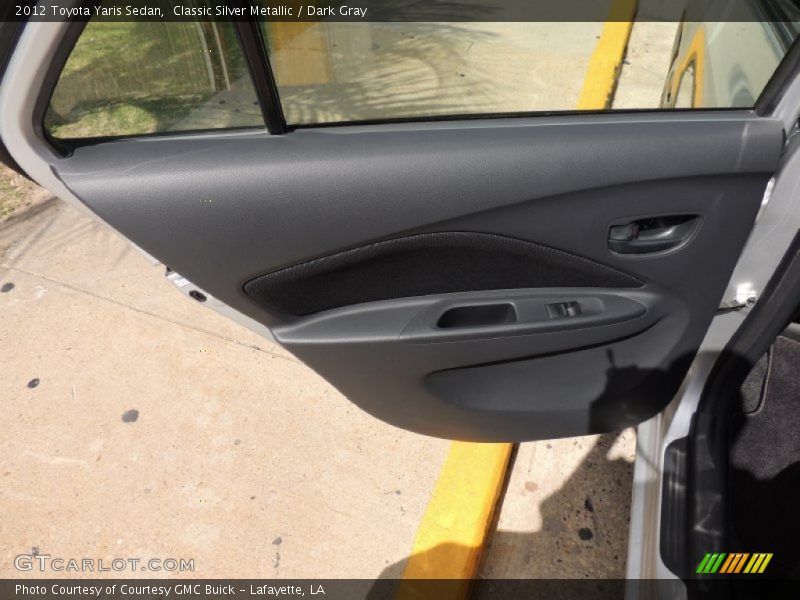 Classic Silver Metallic / Dark Gray 2012 Toyota Yaris Sedan