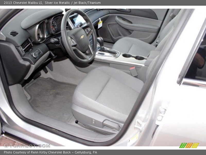 Silver Ice Metallic / Jet Black/Titanium 2013 Chevrolet Malibu LS