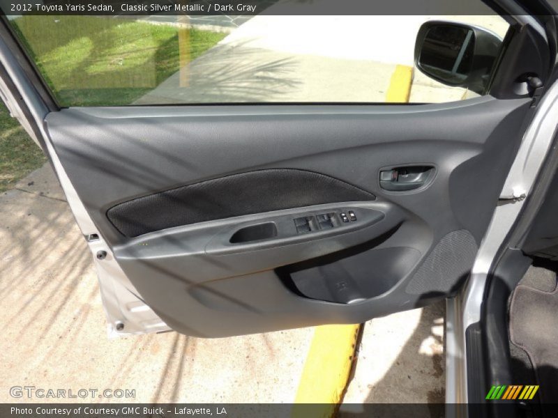 Classic Silver Metallic / Dark Gray 2012 Toyota Yaris Sedan