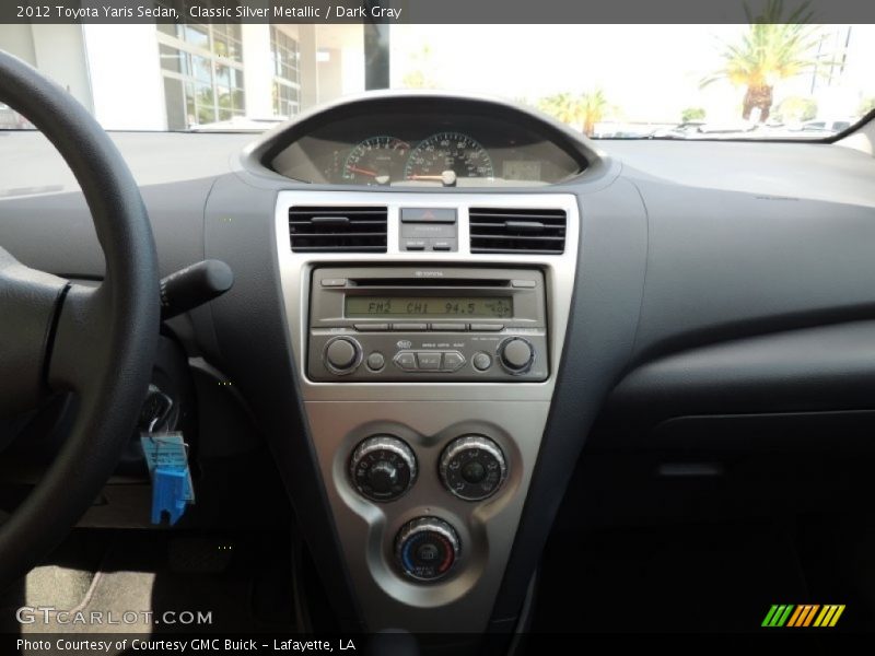 Classic Silver Metallic / Dark Gray 2012 Toyota Yaris Sedan