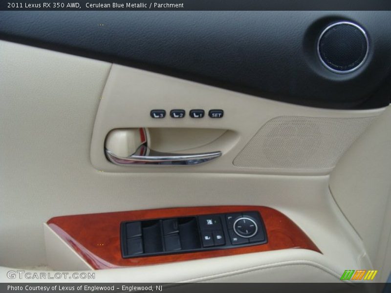 Cerulean Blue Metallic / Parchment 2011 Lexus RX 350 AWD