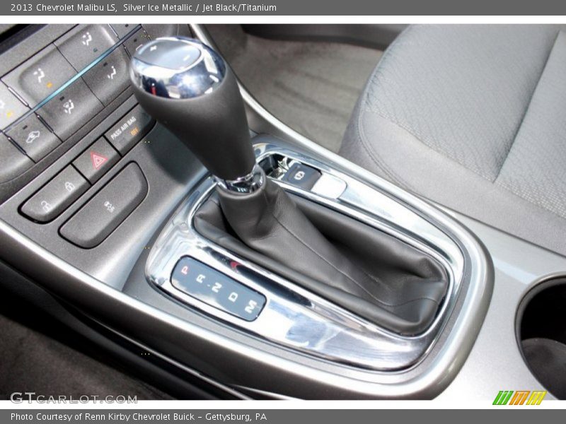 Silver Ice Metallic / Jet Black/Titanium 2013 Chevrolet Malibu LS