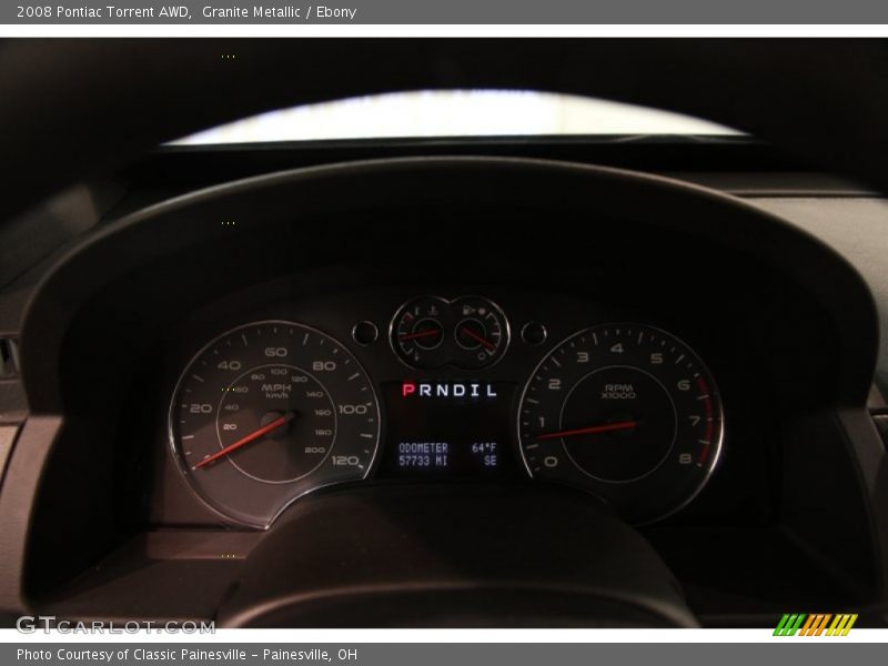 Granite Metallic / Ebony 2008 Pontiac Torrent AWD