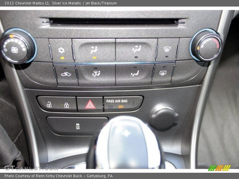 Silver Ice Metallic / Jet Black/Titanium 2013 Chevrolet Malibu LS