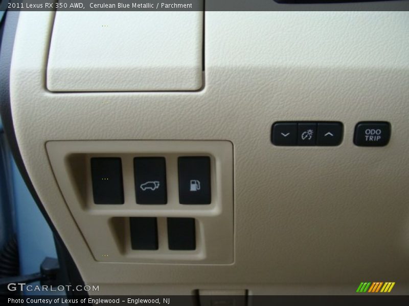 Cerulean Blue Metallic / Parchment 2011 Lexus RX 350 AWD