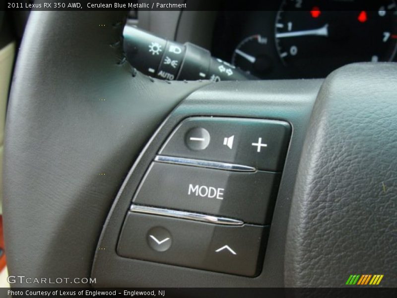 Cerulean Blue Metallic / Parchment 2011 Lexus RX 350 AWD