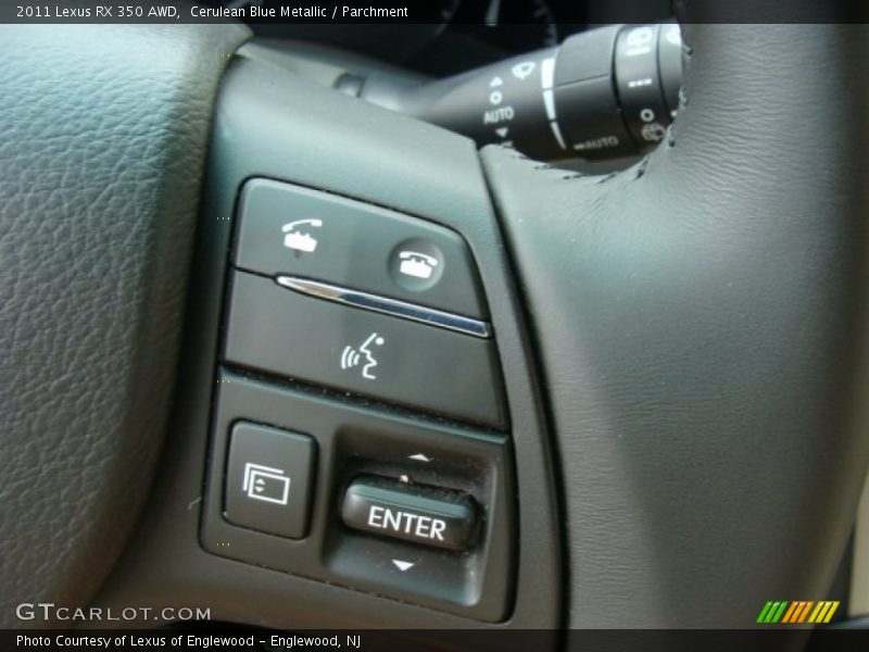 Cerulean Blue Metallic / Parchment 2011 Lexus RX 350 AWD