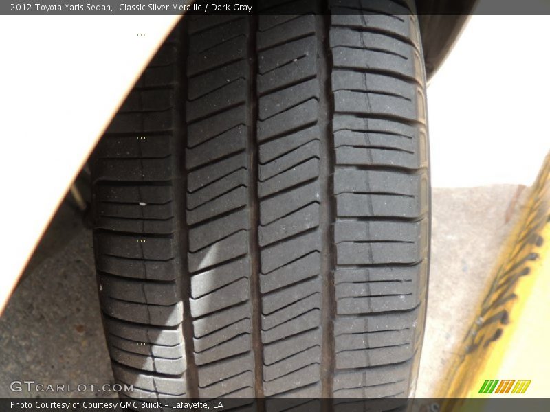 Classic Silver Metallic / Dark Gray 2012 Toyota Yaris Sedan