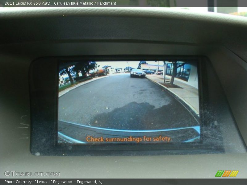 Cerulean Blue Metallic / Parchment 2011 Lexus RX 350 AWD