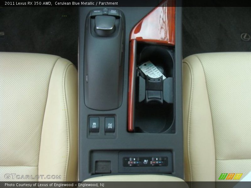 Cerulean Blue Metallic / Parchment 2011 Lexus RX 350 AWD