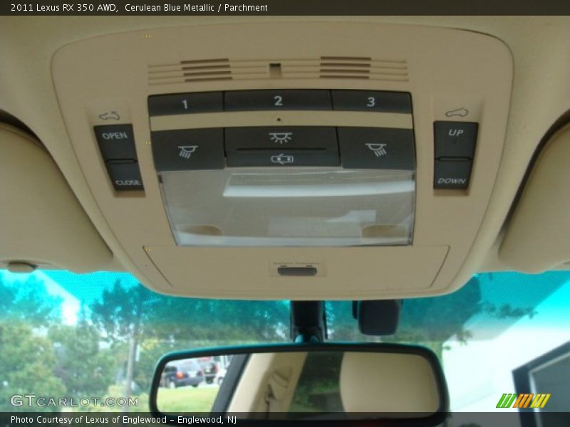 Cerulean Blue Metallic / Parchment 2011 Lexus RX 350 AWD