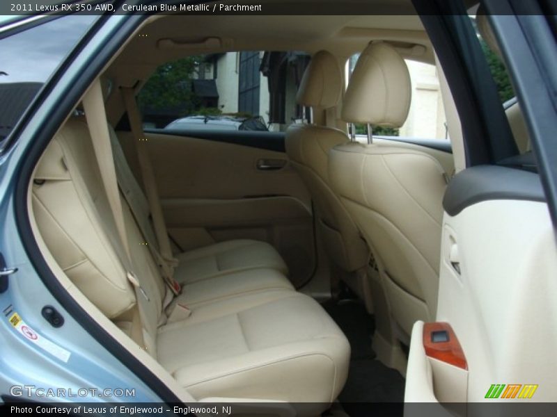 Cerulean Blue Metallic / Parchment 2011 Lexus RX 350 AWD