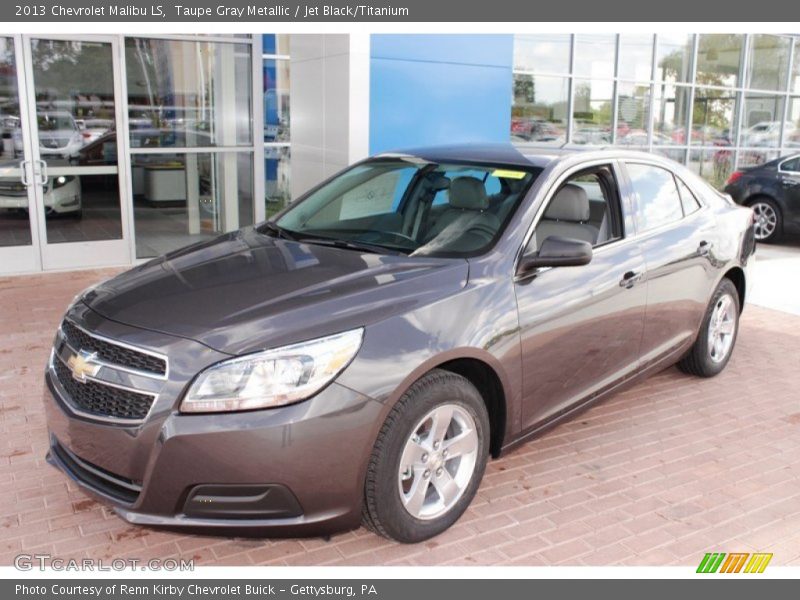 Taupe Gray Metallic / Jet Black/Titanium 2013 Chevrolet Malibu LS
