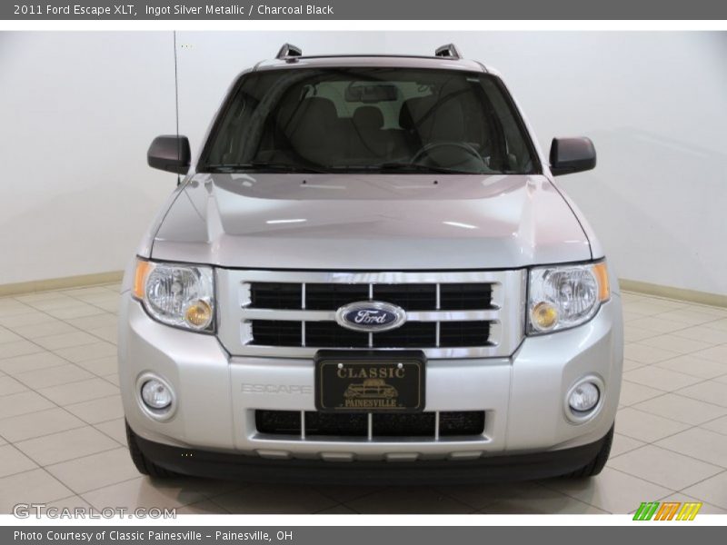 Ingot Silver Metallic / Charcoal Black 2011 Ford Escape XLT