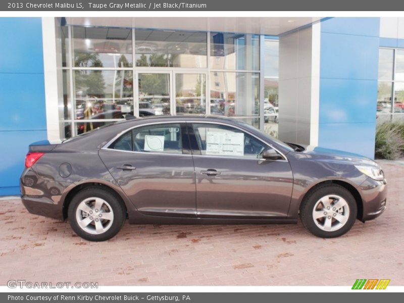 Taupe Gray Metallic / Jet Black/Titanium 2013 Chevrolet Malibu LS