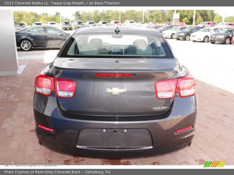 Taupe Gray Metallic / Jet Black/Titanium 2013 Chevrolet Malibu LS
