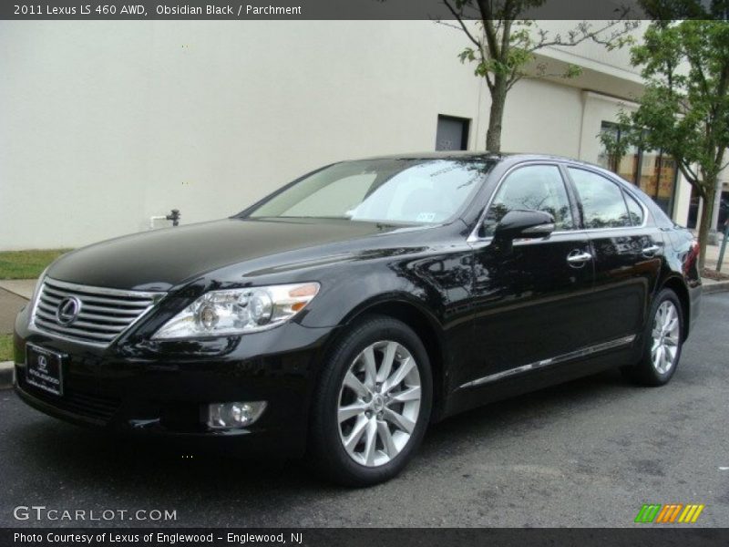 Obsidian Black / Parchment 2011 Lexus LS 460 AWD