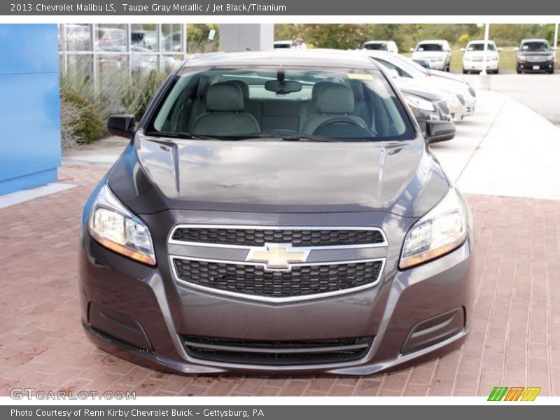 Taupe Gray Metallic / Jet Black/Titanium 2013 Chevrolet Malibu LS