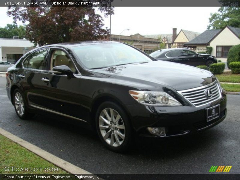 Obsidian Black / Parchment 2011 Lexus LS 460 AWD