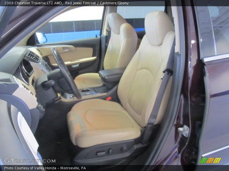 Red Jewel Tintcoat / Cashmere/Ebony 2009 Chevrolet Traverse LTZ AWD