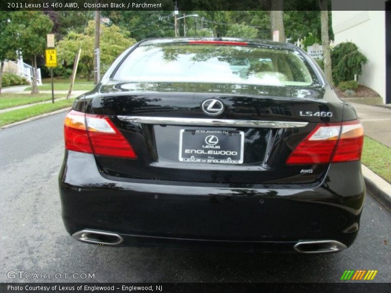 Obsidian Black / Parchment 2011 Lexus LS 460 AWD