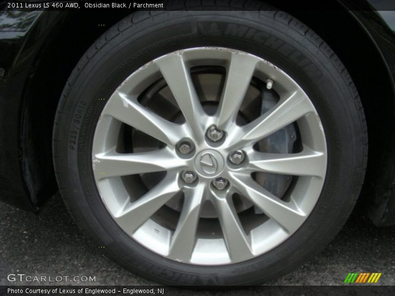 Obsidian Black / Parchment 2011 Lexus LS 460 AWD