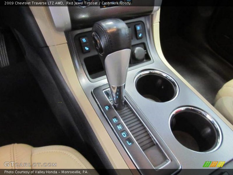 Red Jewel Tintcoat / Cashmere/Ebony 2009 Chevrolet Traverse LTZ AWD
