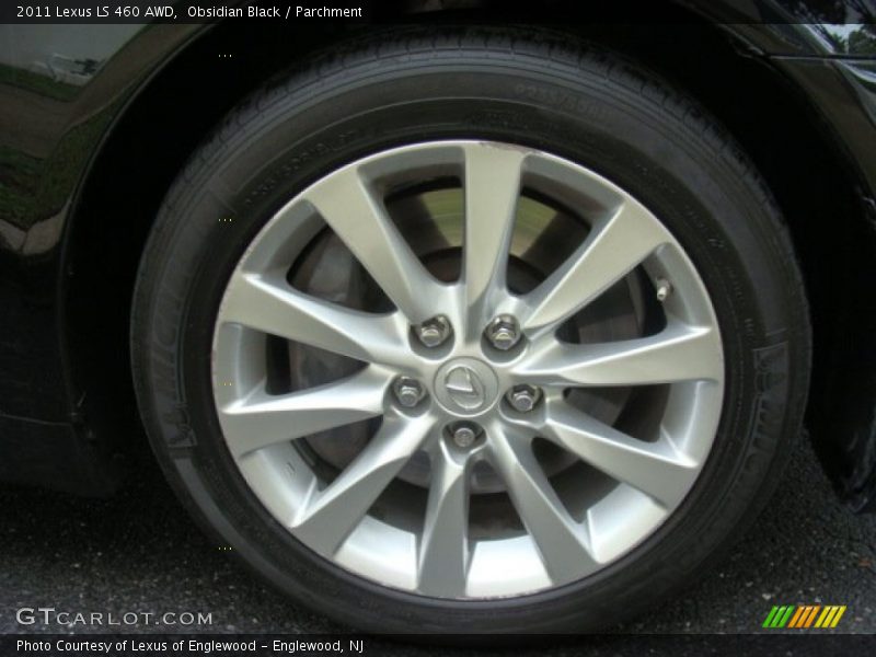 Obsidian Black / Parchment 2011 Lexus LS 460 AWD