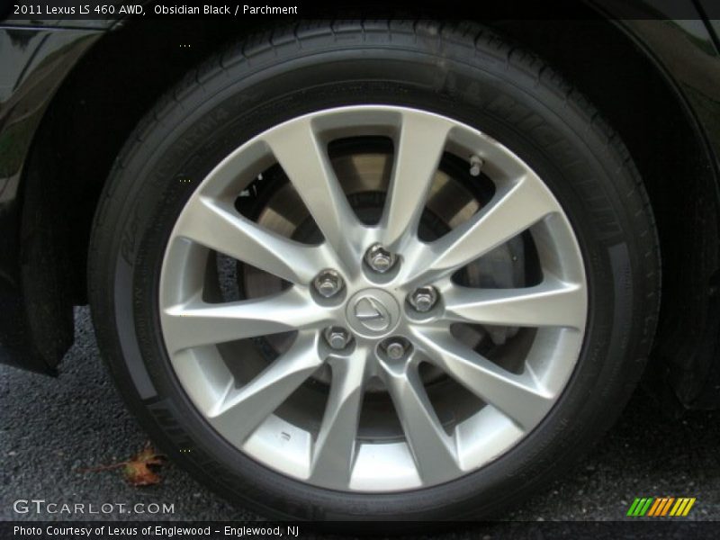 Obsidian Black / Parchment 2011 Lexus LS 460 AWD