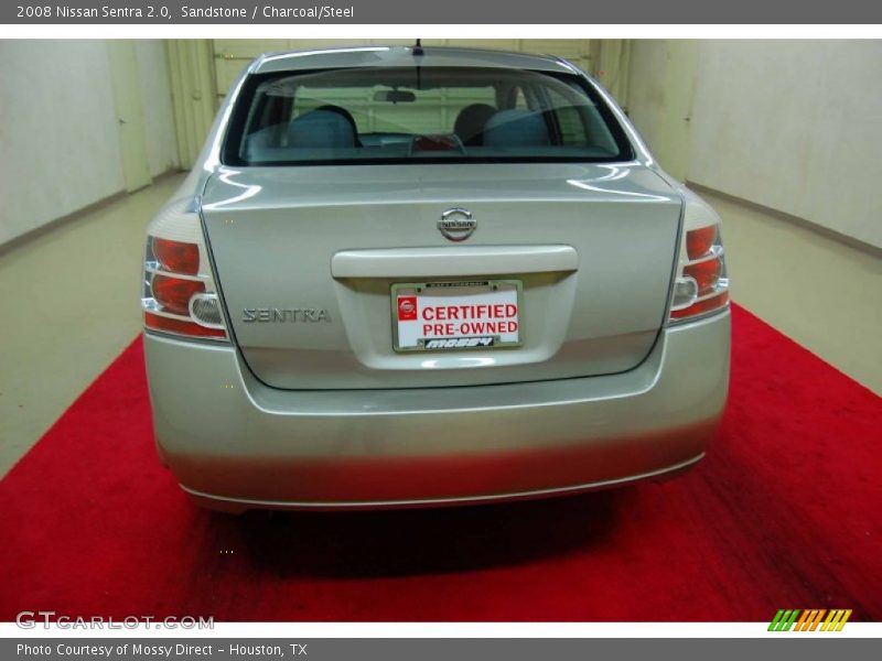 Sandstone / Charcoal/Steel 2008 Nissan Sentra 2.0