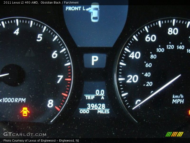 Obsidian Black / Parchment 2011 Lexus LS 460 AWD