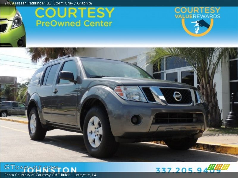 Storm Gray / Graphite 2009 Nissan Pathfinder LE