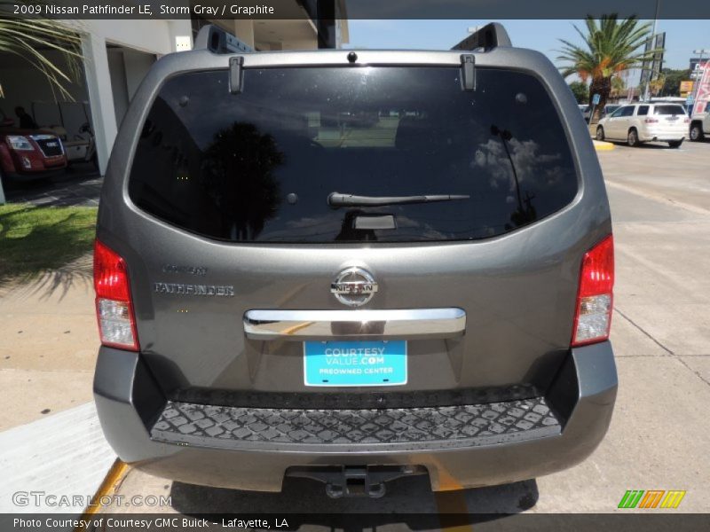 Storm Gray / Graphite 2009 Nissan Pathfinder LE
