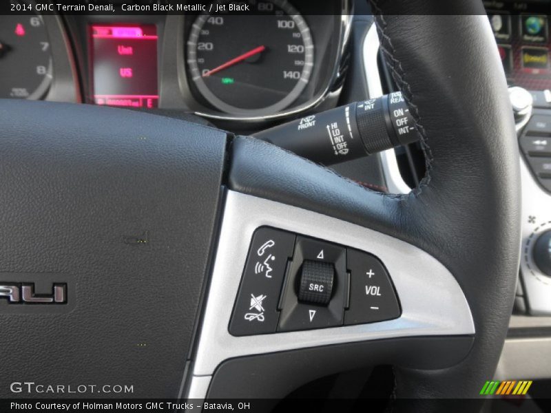 Carbon Black Metallic / Jet Black 2014 GMC Terrain Denali