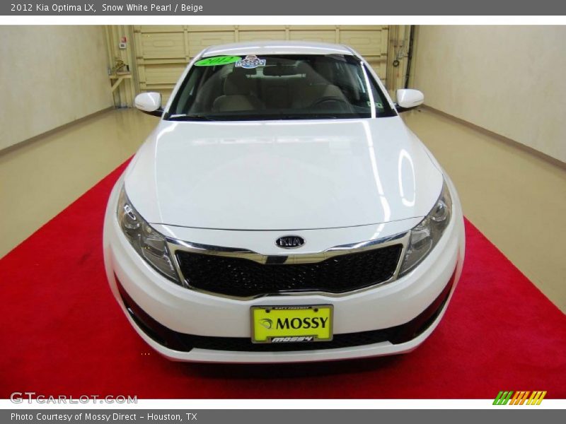Snow White Pearl / Beige 2012 Kia Optima LX