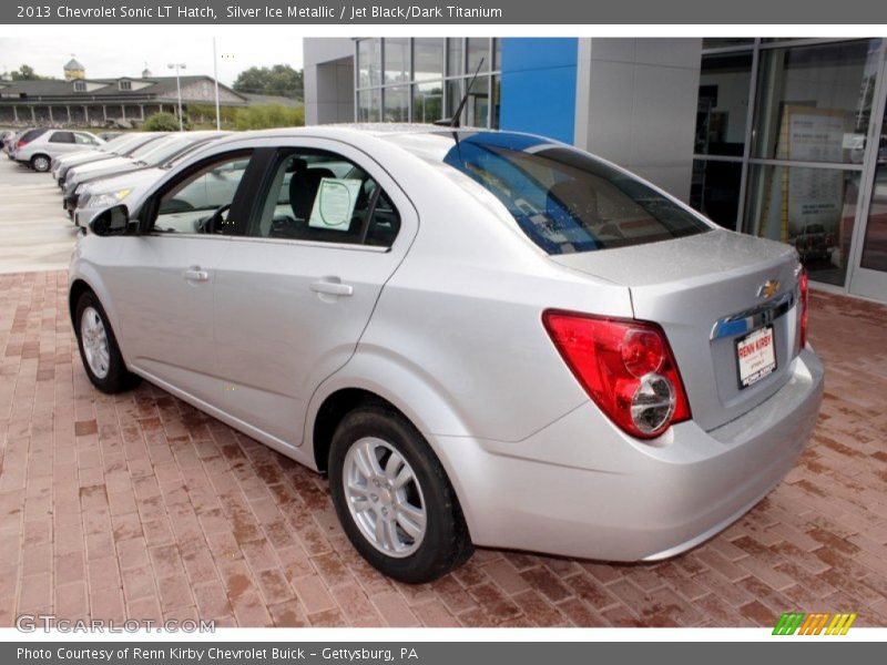 Silver Ice Metallic / Jet Black/Dark Titanium 2013 Chevrolet Sonic LT Hatch